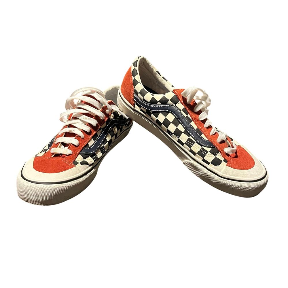 Vans UltraCush Style 36 Two Tone Burnt Brick Suede Old School M Sz 9.5 W 11 - Picture 2 of 7